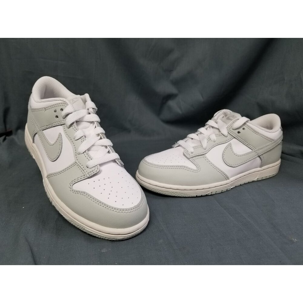 Nike Dunk Low (PSE)  "White Photon Dust" Sneakers Leather Size 2Y NEW NO BOX!